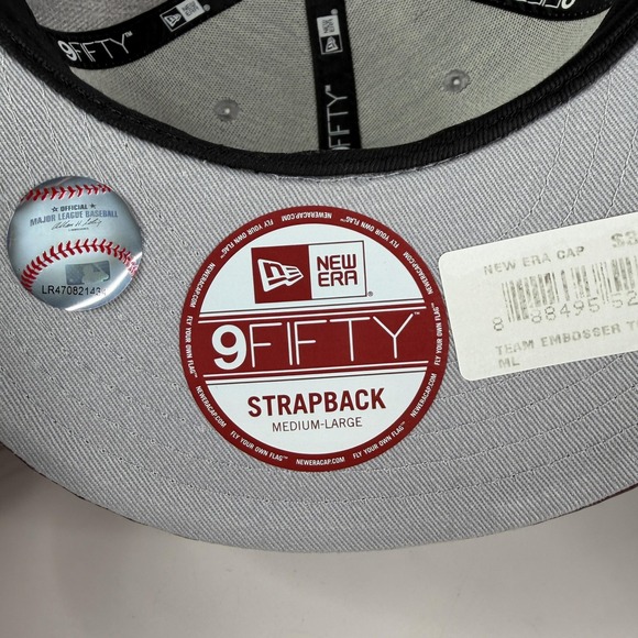Toronto Blue Jays Hat Cap Strap Back Mens Large Gray MLB Baseball 9FIFTY New Era